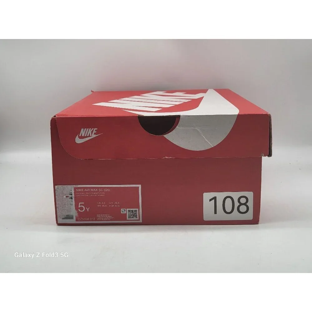 Nike Air Max SC Gray Youth Sneakers CZ5358 012 Size 5Y‎